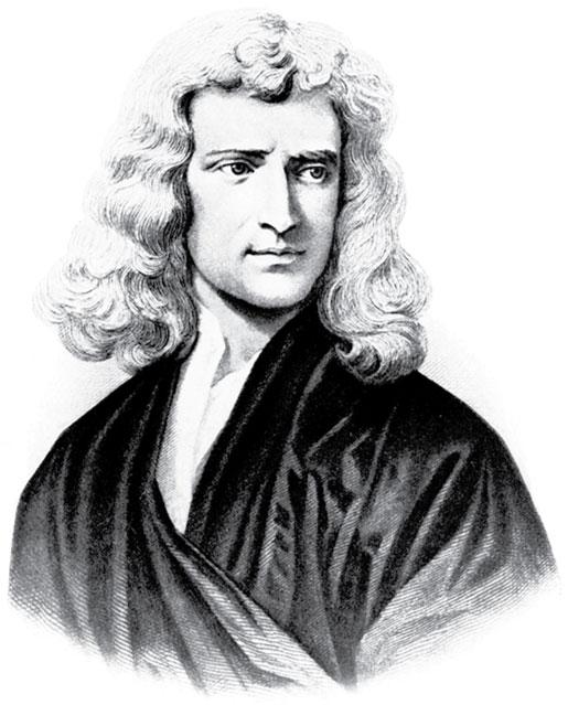 Isaac Newton Isaac Newton, 1642 1727 Legend has it that Newton saw an apple fall from a tree, and it occurred to him that the apple was attracted to the center of