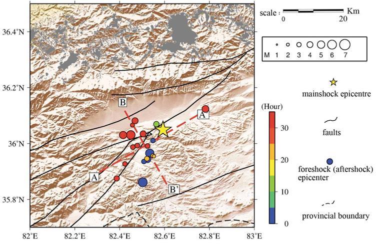 Nat. Hazards Earth Syst. Sci. Discuss., doi:0./nhess-0-, 0 Published: June 0 c Author(s) 0. CC-BY.0 License.. The M. of March, 00 Yutian earthquake This M.