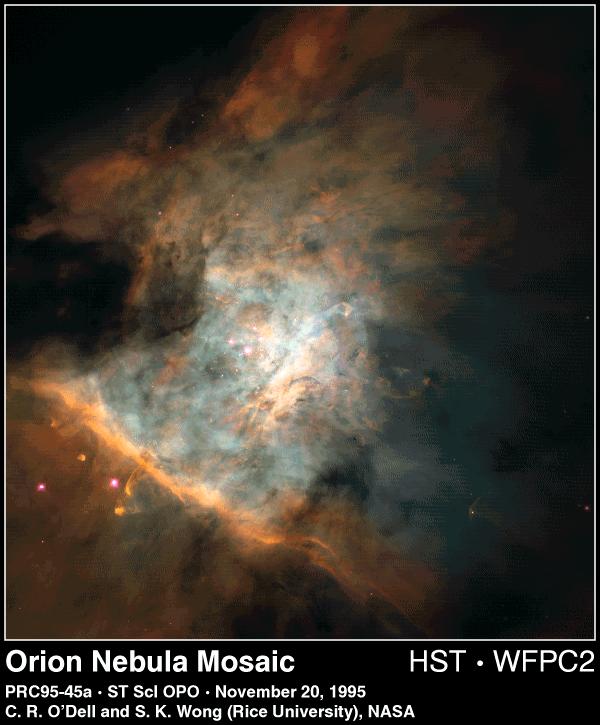 Orion Nebula: HST.