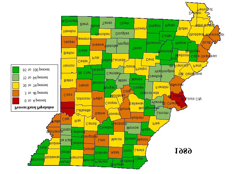 Urban and Rural Differentiation and Variation in Missouri MSCDC Economic Report Series No. 9801 February 1998 By Douglas H.