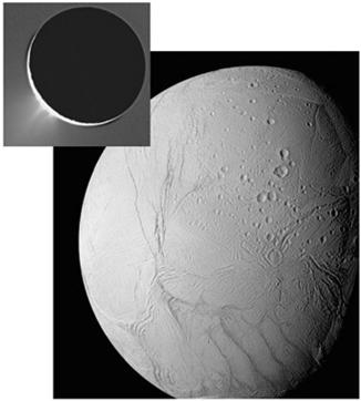 Ongoing Activity on Enceladus Fountains of ice particles and water vapor from the surface of Enceladus indicate that geological activity is