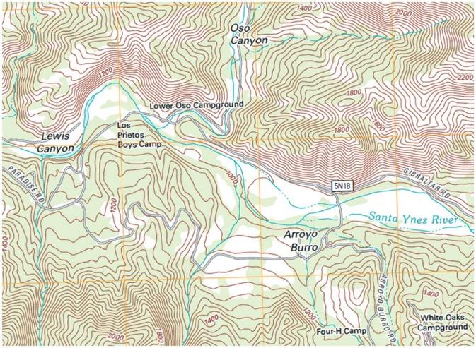 Equipotential surfaces Contour lines on a topographic map are curves of