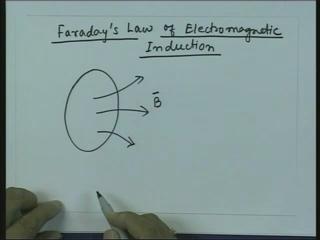 Lastly we go to the fourth law which relates the electric and magnetic fields and that is the Faraday s law of electromagnetic induction. So we have Faraday s law of electromagnetic induction.