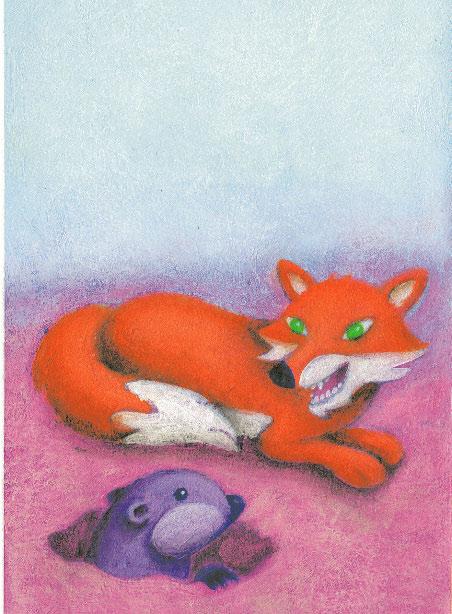 You will lose this lovely burrow, said Fox. Groundhog knew that this was true but said nothing. I have a plan, Fox said.