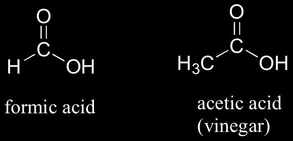 As the name implies, carboxylic acids are acidic, meaning that they are readily deprotonated to form the