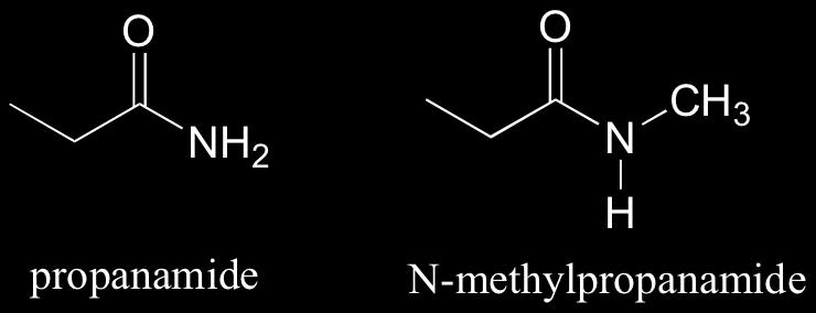 For esters, the group attached to the oxygen is named first, followed by the name of the remaining carboxylate group.