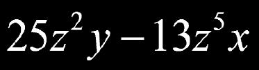 nonnegative integer and the coefficients are real numbers. The coefficient of the first term, a n, is the leading coefficient.