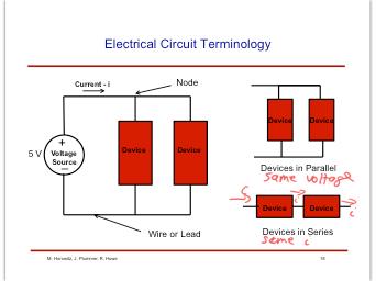 Electrical Circuit Terminology