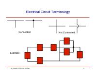 Electrical Circuit Terminology Connected Not