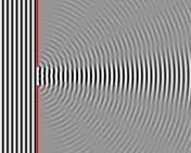 Diffraction Consider waves at the edge of a boundary: Can a