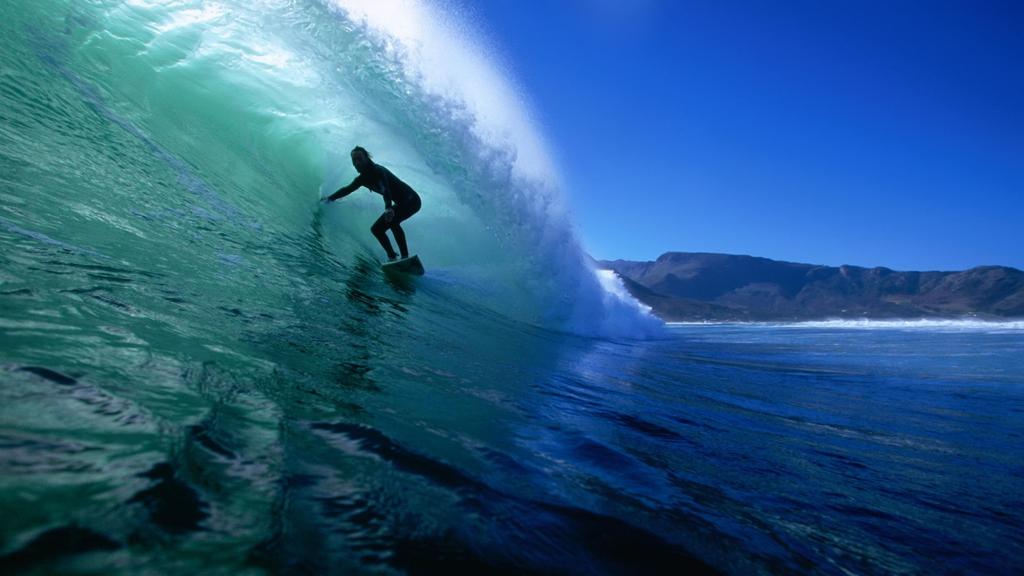 I m surfing the giant life wave.