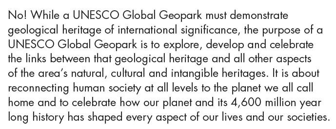 Are Geoparks only