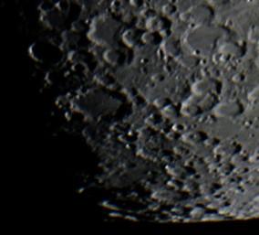 The best moon to view through the telescope is from crescent to waxing gibbous.