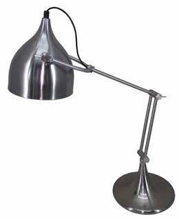Table & Floor Lamp METAL SHADE/SATIN NICKEL FINISH