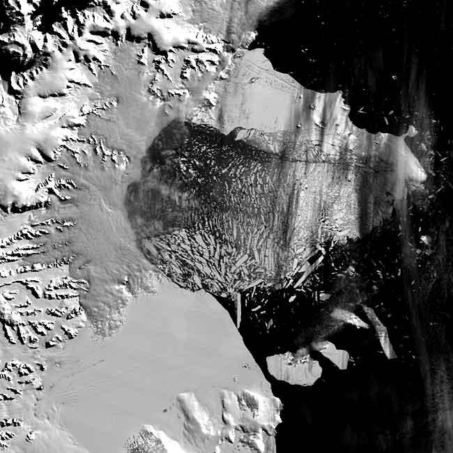 2002 Terra satellite Until recently, it was believed that ice