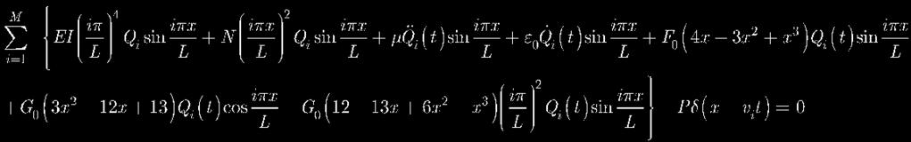as No difficulty arises at all to show that for a beam with simply supported end conditions, taking into account equation (1), equation (9) can be written as (1) (11) Substituting