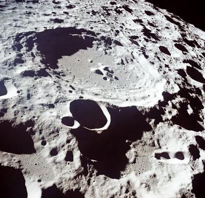 The Moon s Surface Covered with fine volcanic dust Formed by impact craters Does not have an atmosphere Gravity is 17% of