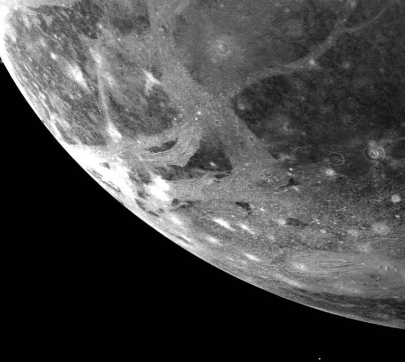 Ganymede -8th largest world Largest moon in the solar system
