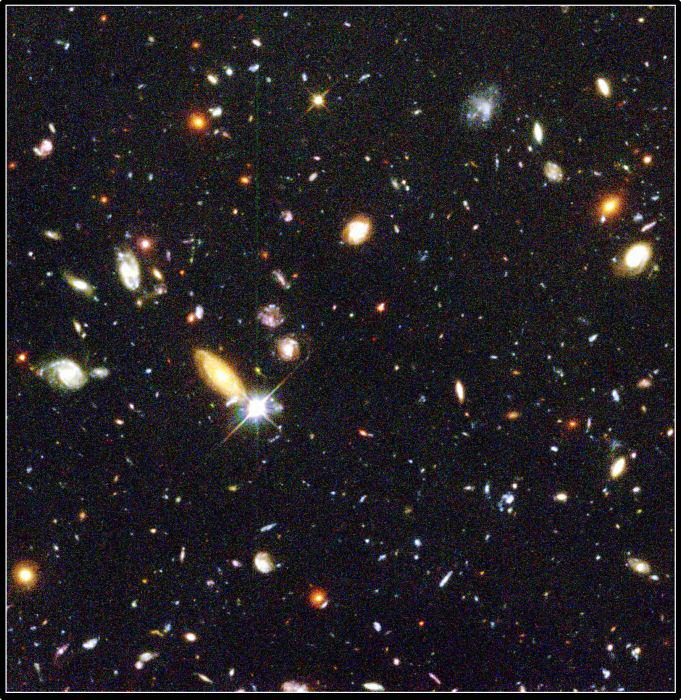 Galaxies Fundamental Ecos of the Universe - The deepest optical image of a patch of sky!