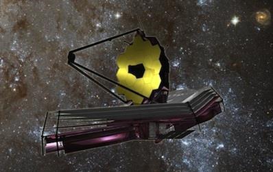 Can JWST see exomoons? A satellite might be large (as the Earth) and warm (also as the Earth, at least).