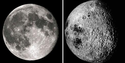 UNIT 9- ASTRONOMY 32 2. - The of the moon s visible, illuminated surface from moon to moon. 3. - The of the moon s visible illuminated surface, from moon to moon. f. THE NEAR AND FAR SIDE OF THE MOON i.