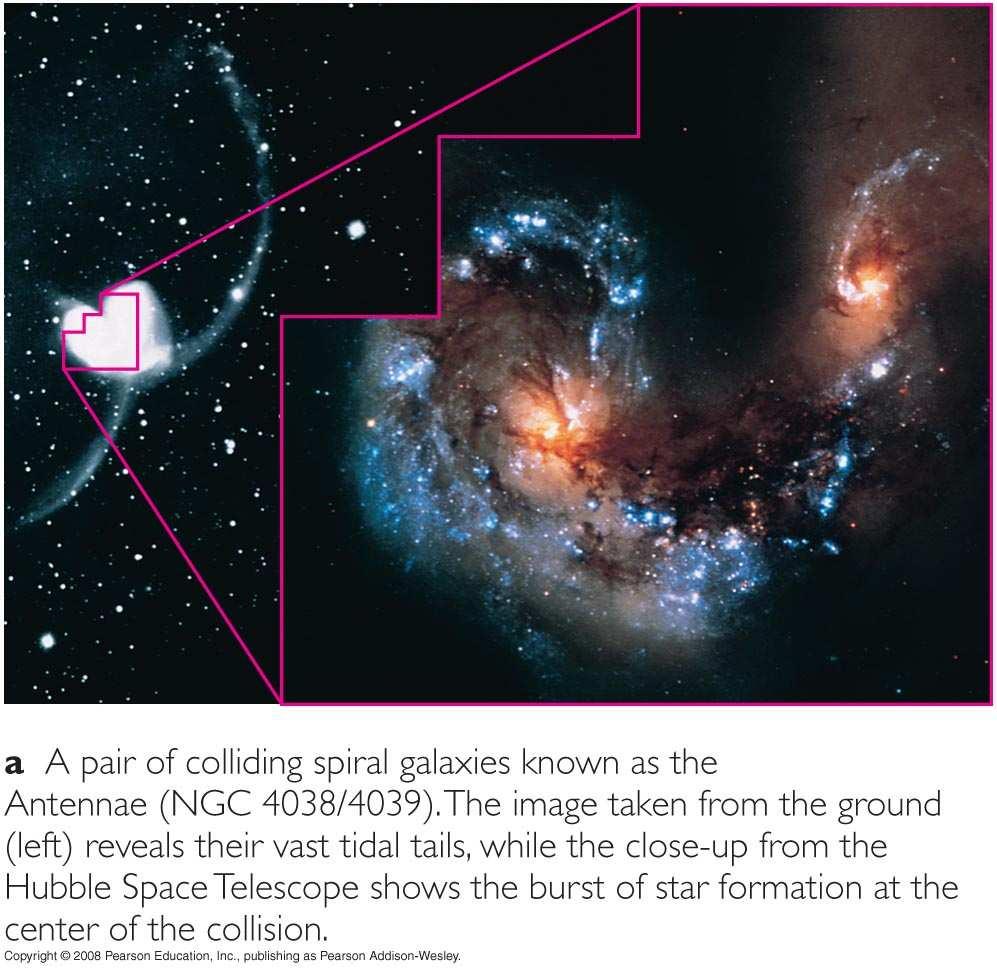Galactic Cannibalism The collisions we observe nearby trigger