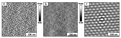 Functionalizing Surface and Interface Properties with Energetic Particles Fluence = 5 10 16 cm -2 Fluence = 5 10 17 cm -2 Ion-induced morphology on semiconductor surfaces evolves and depends on