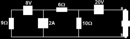 Solution First, remove the 4Ω-resistor and convert the circuit into a Thévenin equivalent.