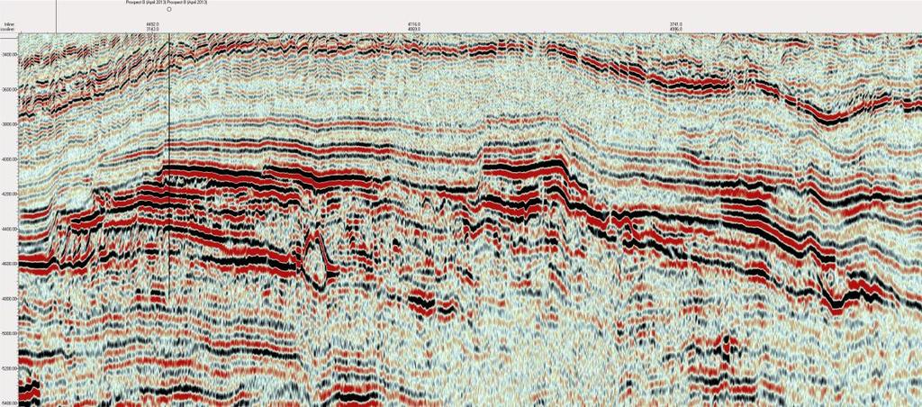 Volumes & Economics Provisional well location Arbitrary WNW-ESE 3D Seismic Line