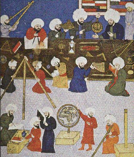 Ancient Astronomers (Astrologers) Arab Astronomers at work keeping