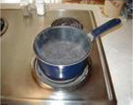 Boiling: At the boiling point, the equilibrium vapor pressure is EQUAL to atmospheric pressure so bubbles form