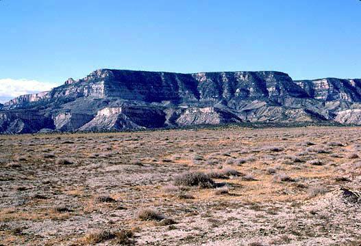 Mesa A mesa is a land formation with a flat area on