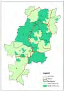 Open Space Provision GIS Analysis Calculation of OS hectares and Quantify within wards