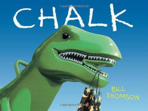 Title: Chalk Author: Bill Thomson Publisher: Marshall Cavendish Children's Books ISBN-13: 978-0761455264 WIDA Level: Entering- Bridging Text Summary: Three children find a bag of magical chalk at the