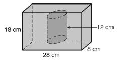 cylinder is centered in the box. 32. Segment is the result of a dilation of segment. The dilation was centered at the origin and has a scale factor of.