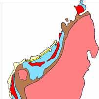 Simplified geological map of Madagascar Cretaceous