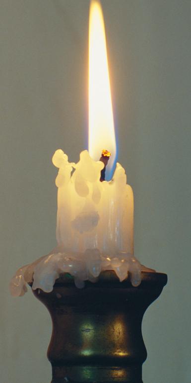 CHEMISTRY & YOU What happens to the wax when you burn a candle?