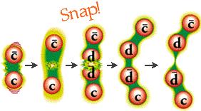 Gluons The gluon (g) transmit the strong interaction The spin is 1 But only two polarization states (like the photon) Unlike the photon, the gluon carries color charge Quarks carry