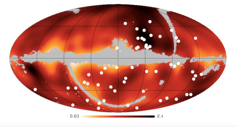 Magnetic fields causing the lack of astrophysical counterparts?