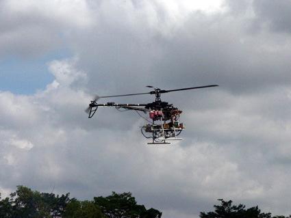 Fig.. NUS UAV helicopter. UAV has been presented in [6.