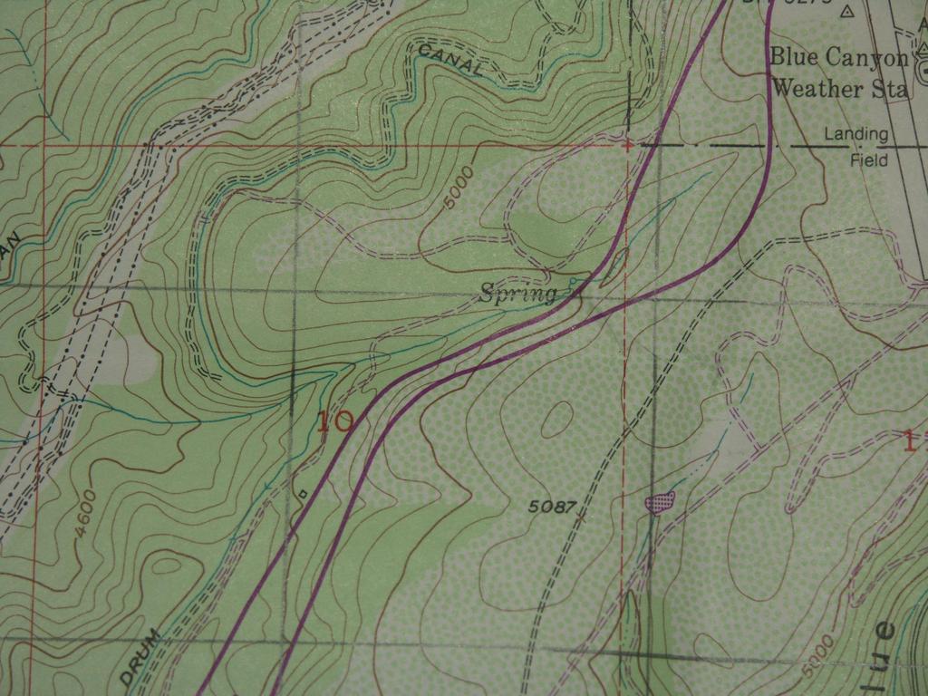 Topographic Map Symbols Topo info in brown Every 5th