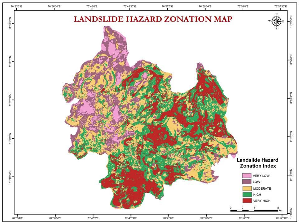 Fig 3 Landslide Hazard Zonation Map 5.