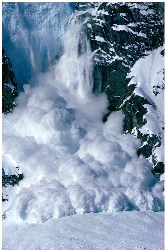 An avalanche is a special type of debris flow: Turbulent flow of snow in air Slab avalanche example: http://www.youtube.com/watch?