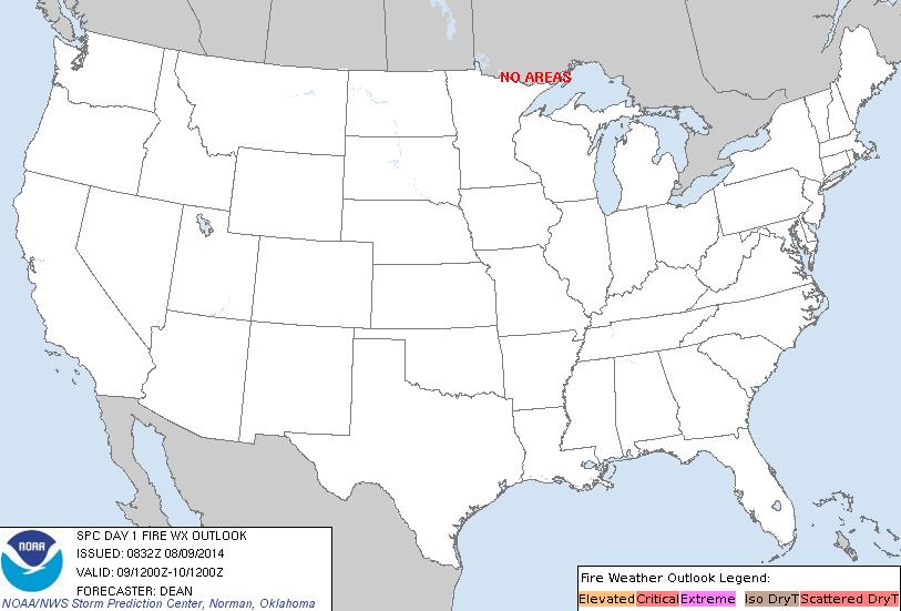 Fire Weather Outlook, Days 1 8 Day 1 Day 2