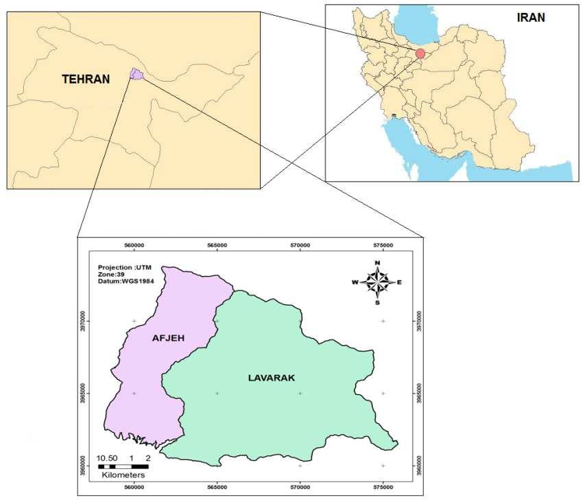 16 Zahra Najm et al.: and soil erosion assessment by using an empirical model of MPSIAC for Afjeh & Lavarak sub-watersheds, Iran Table 2. physiographical Specifications of Lavarak sub-watershed.