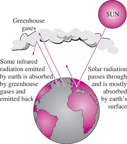 The Greenhouse Effect: Global Warming The greenhouse effect on earth.