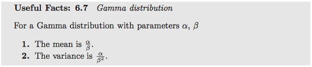 Gamma distribution It turns out that the family of distributions with parameters alpha > 0 and beta