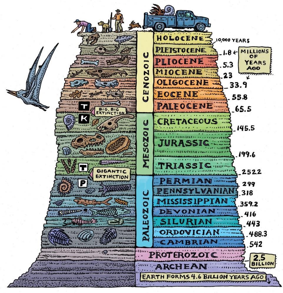 Precambrian Eras of Earth s History Beginning of Earth until first life form.