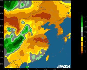 6-10 day is wetter in west central North China Plain and southern Yangtze Valley.