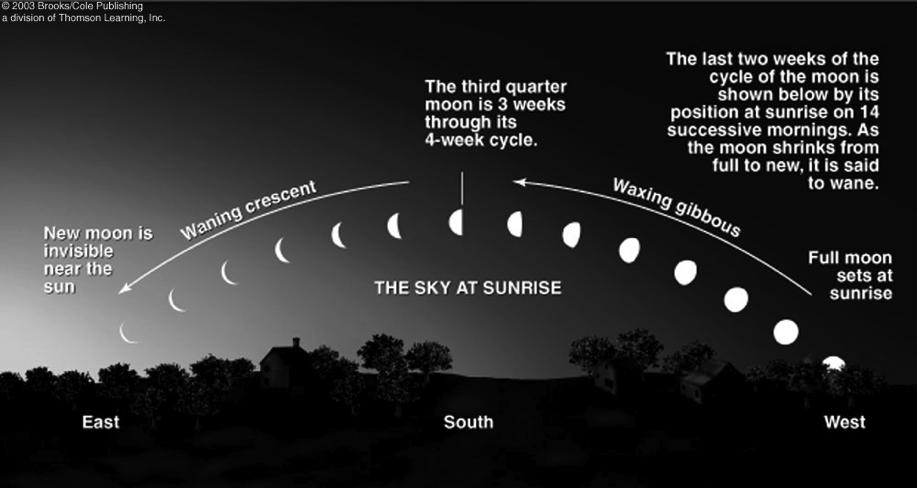 The Phases of the Moon (5) Morning